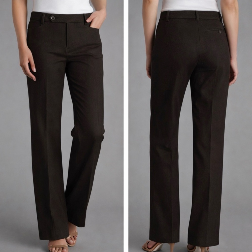 Ralph Lauren Dark Green Adelle Chino Pants Size 8